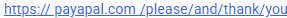 Image showing example URL to legitimate site